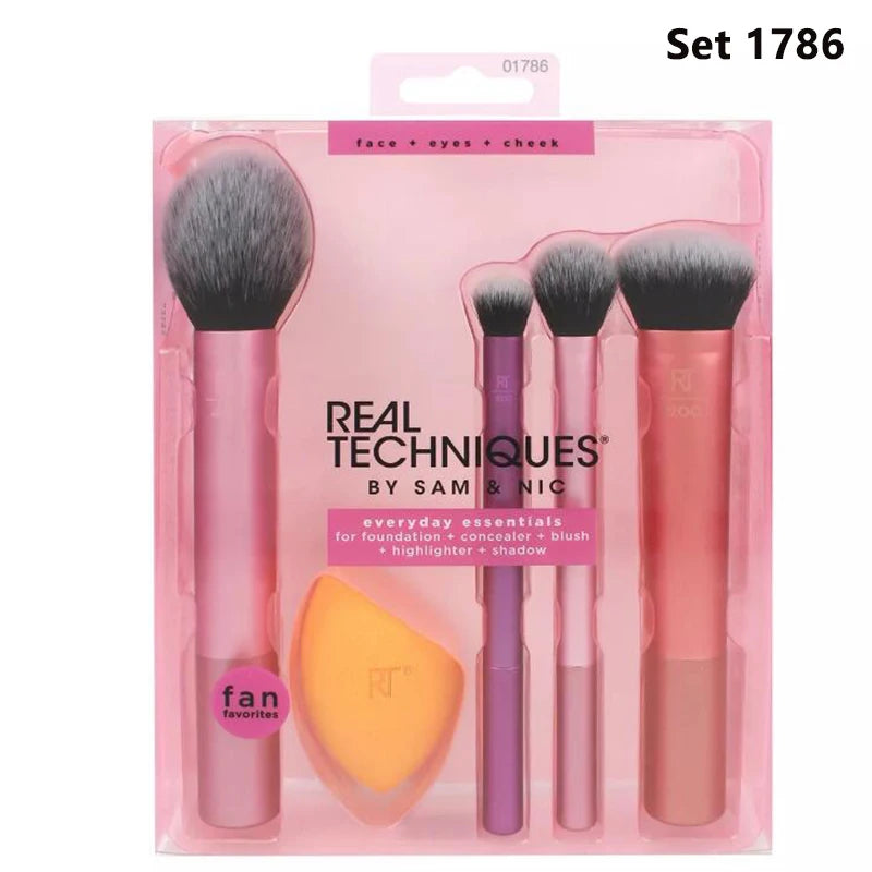 Real Techniques Everyday Essentials Makeup Brush Set